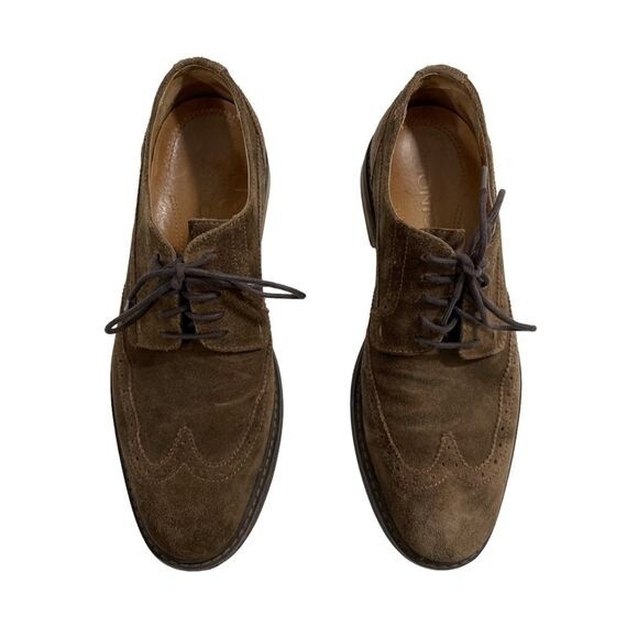 Vionic Men\'s‎ Leather Suede Bruno Oxford Shoes Brown Size 9.5 main image 6